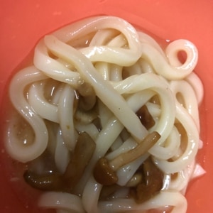 どっさりなめこのとろとろうどん